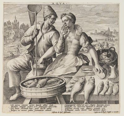 Aqua (vand), fra Elementerne af Crispijn van de Passe I