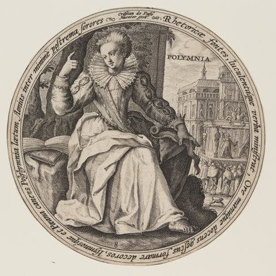Erato, fra Muserne af Crispijn van de Passe I
