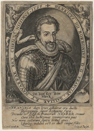 Henrik IV, konge af Frankrig af Crispijn van de Passe I