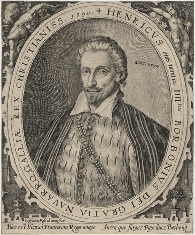 Christian 4., konge af Frankrig af Crispijn van de Passe I