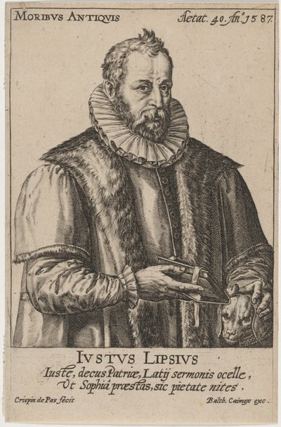 Justus Lipsius af Crispijn van de Passe I
