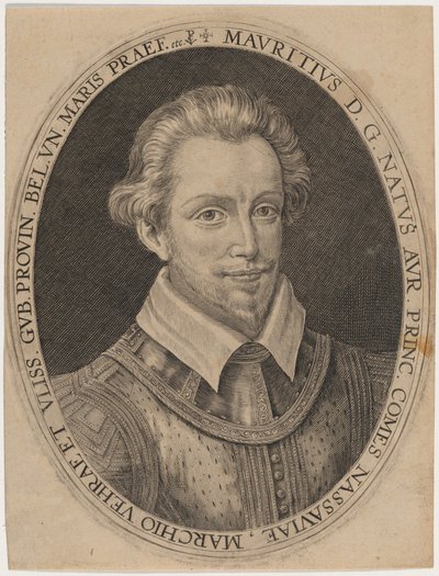 Maurits af Nassau, prins af Oranien af Crispijn van de Passe I