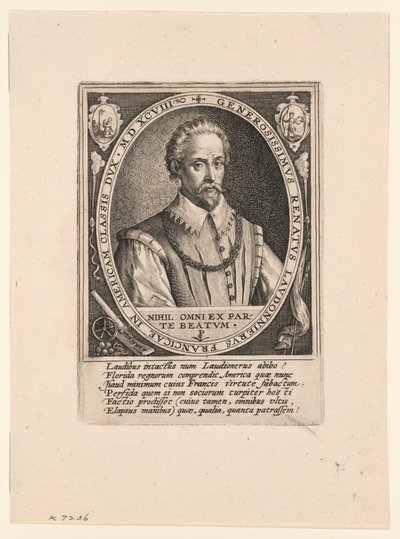 René de Laudonnière af Crispijn van de Passe I