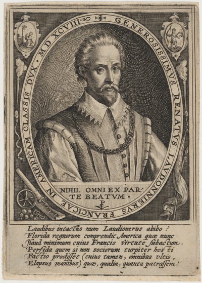 Rene de Laudonniere af Crispijn van de Passe I