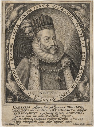 Rudolf 2., romersk kejser af Crispijn van de Passe I