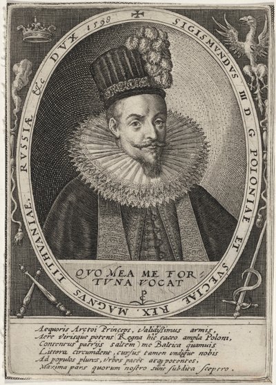 Sigismund 3., konge af Polen af Crispijn van de Passe I