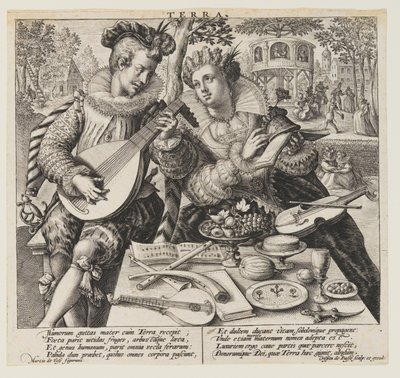 Terra (jord), fra Elementerne af Crispijn van de Passe I