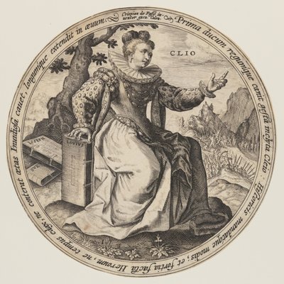 Thalia, fra Muserne af Crispijn van de Passe I