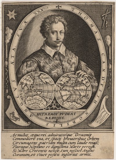 Thomas Cavendish af Crispijn van de Passe I