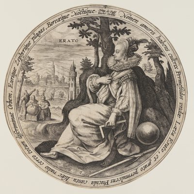 Urania, fra Muserne af Crispijn van de Passe I
