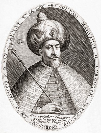 Mehmed III. Sultan, Osmannerriget. Portræt. af Crispin I de (after) Passe