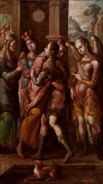 Tobias tilbagevenden af Cristobal de Villalpando