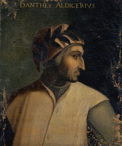 Portræt af Dante Alighieri, ca. 1560 af Cristofano dell Altissimo
