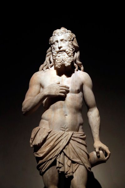 Museum for katedralen i Milano. Braket statue. Lazarus. Cristoforo Solari. Italien. af Cristoforo Solari