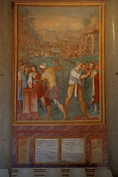 Martyrium und Verstümmelung verschiedener Heiliger von Cristoforo & Tempesta Antonio (1555-1630) Roncalli