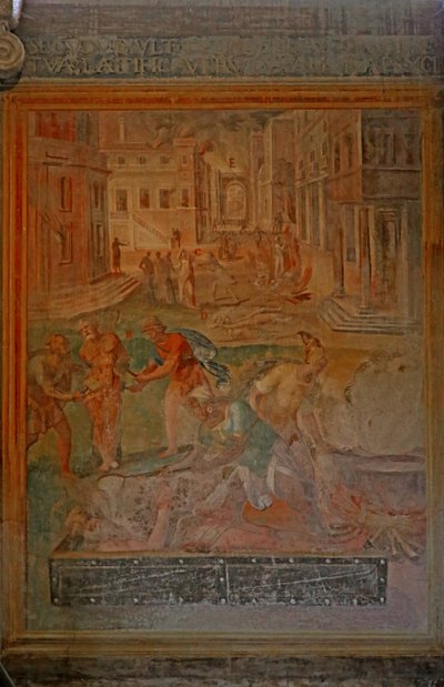 Martyrdød og lemlæstelse af forskellige helgener af Cristoforo and Tempesta, Antonio Roncalli