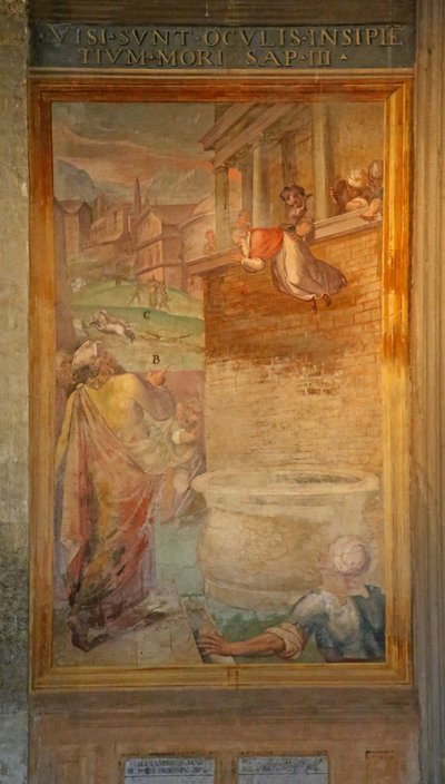 En helgens martyrdød af Cristoforo and Tempesta, Antonio Roncalli