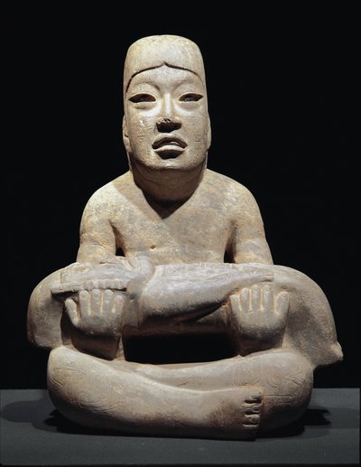 Lord of the Lines (ofring af et barn) (skulptur) af Culture Olmec