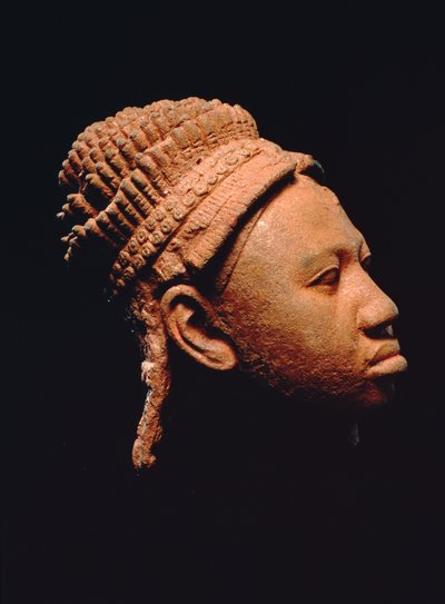 Yoruba-hoved af en dronning, fra Ita Yemoo, Ife, Nigeria af Culture Yoruba
