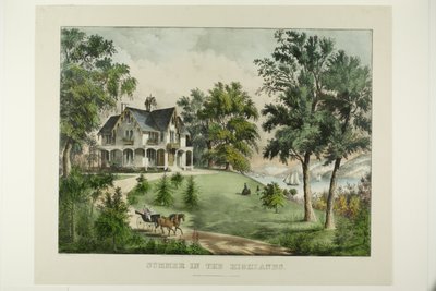 Sommer i højlandet af Currier and Ives