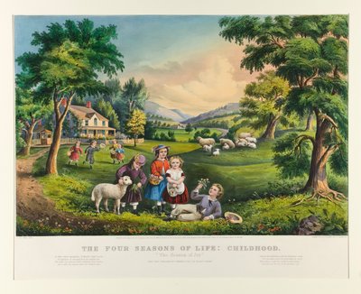 Livets fire årstider: barndom af Currier and Ives
