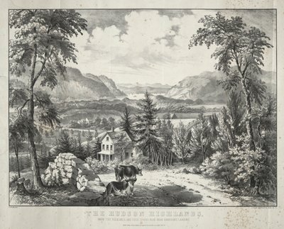 Hudson Highlands af Currier and Ives