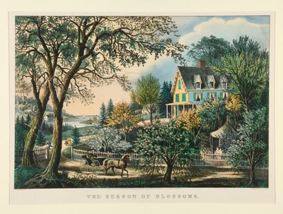 Blomsternes sæson af Currier and Ives