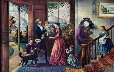 Styrkens sæson, middelalder, 1868. af Currier and Ives