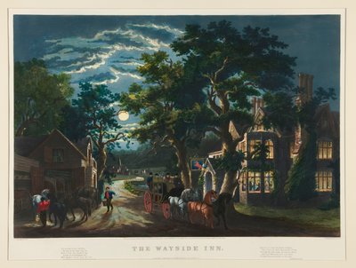 The Wayside Inn af Currier and Ives