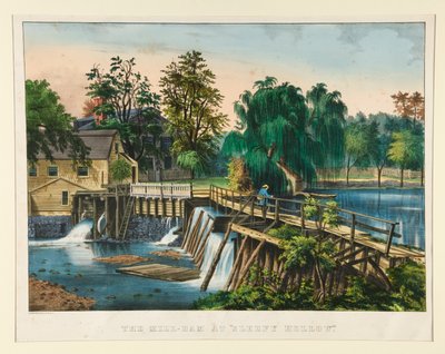 Mølledæmningen kl af Currier and Ives
