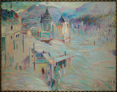 St. Moritz im Winter af Curt Herrmann