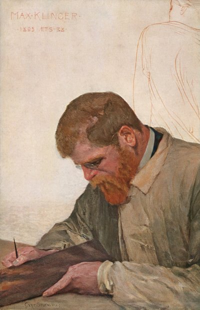 Max Klinger, ca. 1900 (maleri) af Curt Stoeving