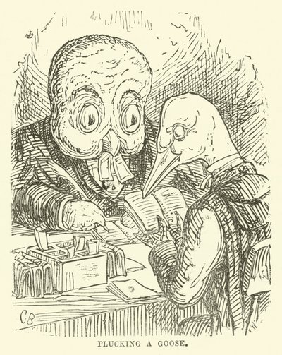Illustration til Little Mr Bouncer and His Friend Verdant Green af Cuthbert Bradley