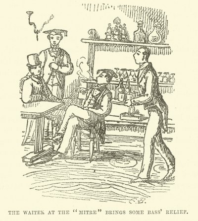 Illustration til Little Mr Bouncer and His Friend Verdant Green af Cuthbert Bradley