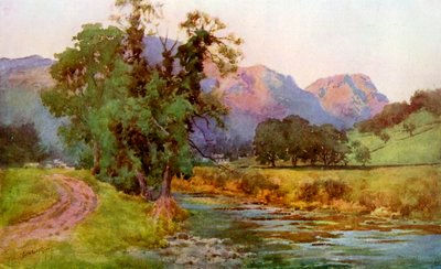 Yewdale Crags, Coniston, Cumbria, 1924-1926 af Cuthbert Rigby
