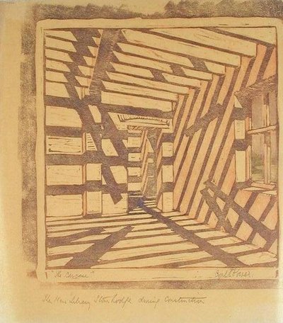 The Carcase, ca. 1929 (linosnit) af Cyril Edward Power