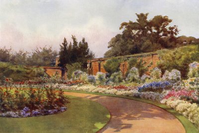 En årlig grænse, prinsesse Charlottes have, Claremont (farve litho) af Cyril Ward