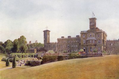 Osborne House and Terraces (farve litho) af Cyril Ward