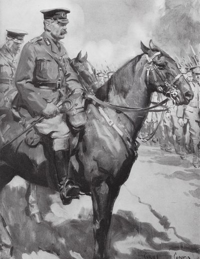 Lord Kitchener inspicerer en del af "Kitchener