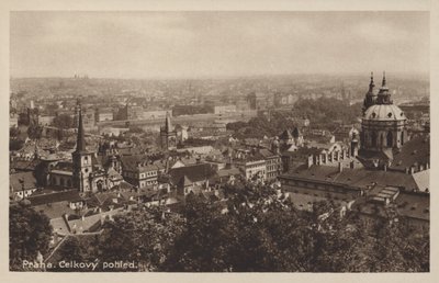 Generel udsigt over Prag af Czech Photographer