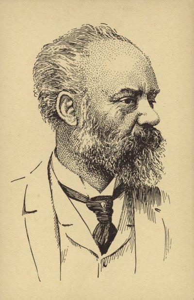 Antonin Dvorak, tjekkisk komponist (1841-1904) af Czech School