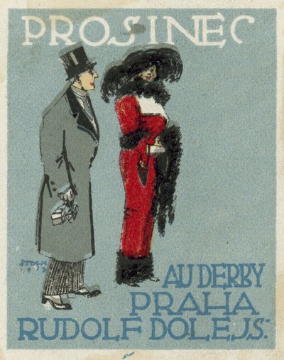 December. Au Derby Rudolf Dole mode, Prag af Czech School