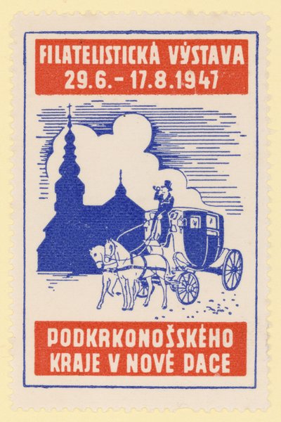 Filatelistisk udstilling, Tjekkosolvakien, 1947 af Czech School