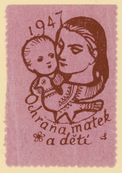 Beskyttelse af mødre og børn, 1947 af Czech School