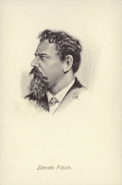 Zdenek Fibich, tjekkisk komponist (1850-1900) af Czech School
