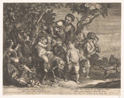Triomf van Bacchus af D. Brunn