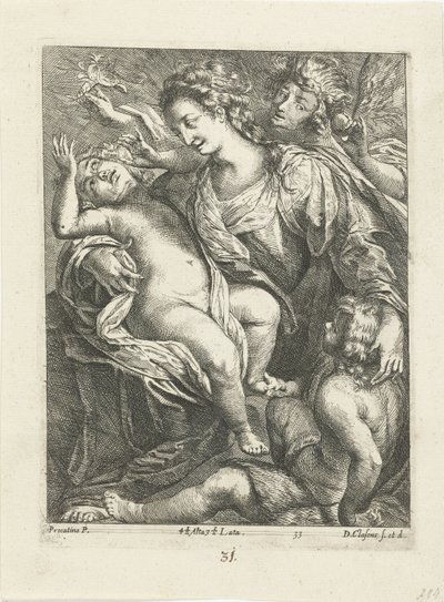 Maria med Kristus og Johannes af D. Claessens