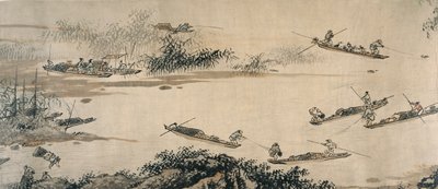 Fiskere på en Autumn River, Ming-dynastiet, 1400-tallet. af Dai Jin