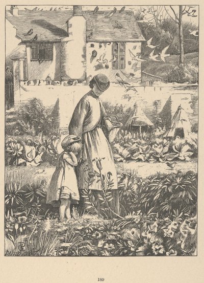 The Island Bee from Wayside Posies: Original Poems of the Country Life, 1867. af Dalziel Brothers
