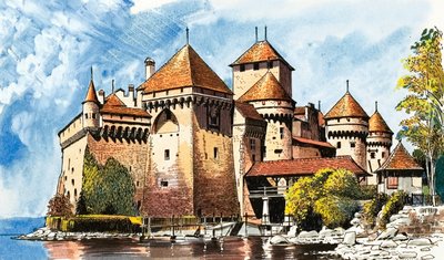 Chateau De Chillon af Dan Escott